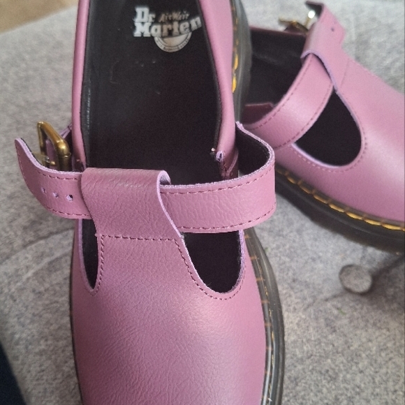 Dr. Martens Purple Mary Jane Shoes - Picture 1 of 4